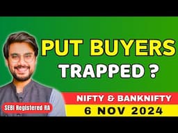 Nifty and BankNifty Prediction Wednesday, 6 Nov 2024 | Hero Zero Strategy | Rishi Money