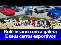 Rolê insano de carros esportivos, e Maverickozzo agora com cano direto 8x2!