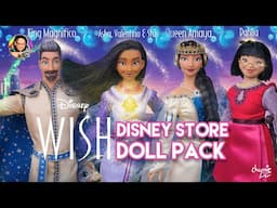 Disney Store Wish Asha Singing Doll & Doll Set Review & Unboxing | Queen Amaya & King Magnifico Doll