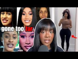 Cardi b has BODY DYSMORPHIA … its getting WORSE