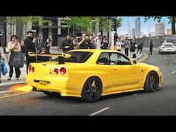 R34 GTRs Turn Central London into WARZONE!