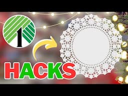 GENIUS 🤯 Dollar Tree DIY Crafts Using Doilies | Christmas DIY Crafts