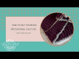 How to Do the Provisional Cast On Using a Crochet Hook