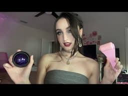 ASMR Fast & Aggressive Massage w/ Rollers ( Camera Touching, Mouth Sounds )