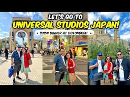 Let's go to Universal Studios Japan! Harry Potter + Pokemon Event! + Sushi Dinner at Dotonbori! 🇯🇵