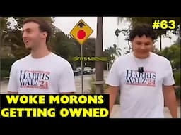 Delusional WOKE Kamala supporters get DESTROYED! - Clown World Compilation #63