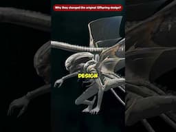 Why did They Change the Original Offspring Xenomorph Design in Alien Romulus? #shorts #facehugger