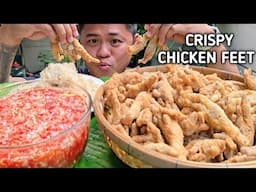 CRISPY CHICKEN FEET | MUKBANG PHILIPPINES | TOL BULOY MUKBANG