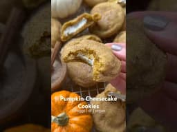 Unbelievably Vegan Pumpkin Cheesecake Cookies!!