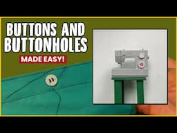 How To Sew Buttons & Buttonholes With The Singer 4423 Heavy Duty Sewing Machine