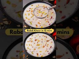 Thick & Creamy Kheer in 15 Minutes