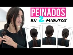 PEINADOS EN SÓLO 2 MINUTOS | RÁPIDOS Y BONITOS BY PATRY JORDAN