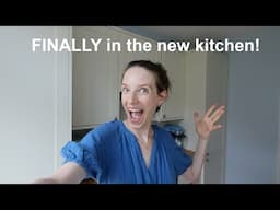 AD Baking in the new kitchen for the first time!