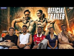 SINGHAM AGAIN | Official Trailer | A Rohit Shetty Cop Universe | REACTION