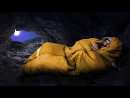 ANXIETY WARNING! Sleeping in tight cave infested with mice!