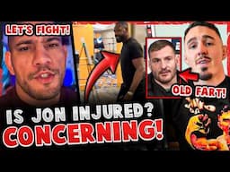 CONCERNS RISE Jon Jones is INJURED after NEW FOOTAGE EMERGES?! Alex Pereira RESPONDS to Jon!