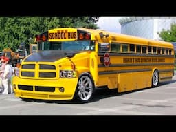 The World of Crazy School Buses - Strangest and Unusual Yellow School Buses