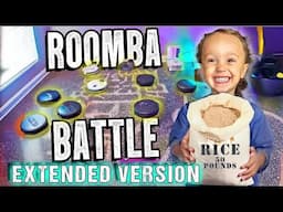 ROOMBA ROBOT VACUUM BATTLE!!