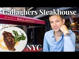 Eating at Gallaghers Steakhouse. BEST STEAKHOUSE in NYC?