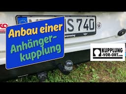 Wir lassen uns in Pilsting bei "Kupplung vor Ort" eine Anhängerkupplung einbauen