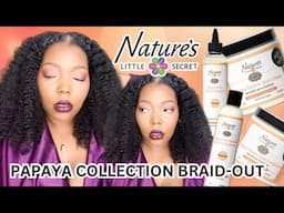 Nature’s Little Secret Papaya Collection Review & Braid Out