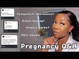 PREGNANCY Q&A | Postpartum skincare routine | First time mum struggles 🎀