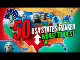 Ranking the USA States from WORST to BEST in 2024!