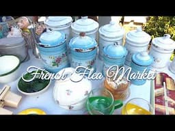 HUGE Flea Market in Rural France #80 | How much are these Enamel Canisters?