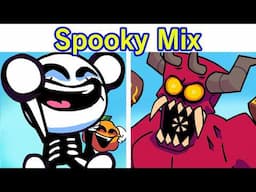 Friday Night Funkin' - Spooky Mix Mod | ALL Songs & Results Screen (FNF Skid & Pump) (Spooky Month)