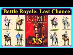 A.I. Cavalry Only | 2nd Chance | Battle Royale | Rome Total War