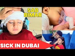 Tough day without househelp when Everyone is sick / Dubai life Indian family Hindi vlog