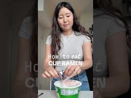 DO YOU EAT RAMEN LIKE KOREANS? #funny #shorts