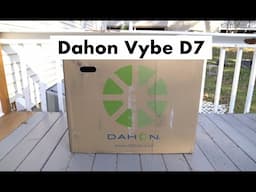 Dahon Vybe D7 Folding Bike Unboxing & Assembly