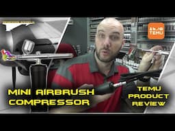 Mini Airbrush Compressor Kit : Temu Product Review