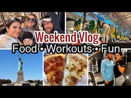 WEEKEND VLOG IN NYC | FOOD • WORKOUTS • FUN | IN WITH JEN