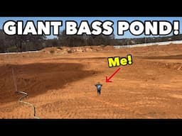 Giant DIY Bass Pond Fail!