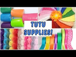 Where to Buy Tutu Supplies??  Tulle, Crochets, Ribbon and more!