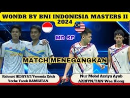 [SF] Rahmat HIDAYAT/RAMBITAN (INA) vs AZRIYN/TAN Wee Kiong (MAS) | Indonesia Masters II 2024