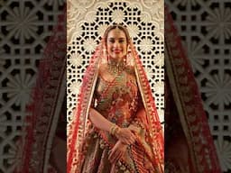 Our Kashmiri bride, Shikha is a vision in red!