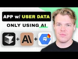 Build an app with user database using AI in 39 min (Cursor AI, Claude AI, Firebase Firestore)