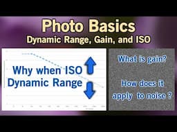 Photography Basics: Dynamic Range, Gain, and ISO