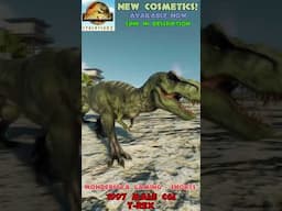 1997 Male CGI T-Rex - Non Replace Cosmetics - Jurassic World Evolution 2 Mods - #shorts