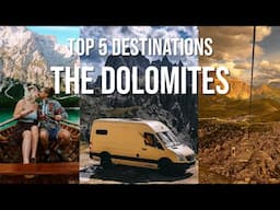 TOP 5 Destinations to visit in the DOLOMITES