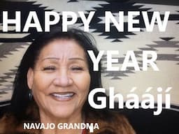 2 Navajo Grandma "NAVAJO HAPPY NEW YEAR!"