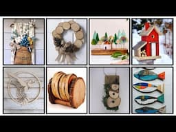 "50 Easy and Creative Wood Craft Ideas for beginners | DIY Woodworking Projects"