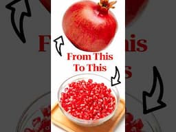 BEST Way To Open & Eat Pomegranate