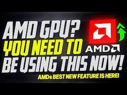 AMD just dropped the BEST GPU Update and you HAVE to try it!