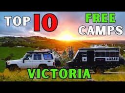 FREE CAMPING in VICTORIA: 10 Top Spots with Bonus Hidden Gems | Caravanning #travelaustralia