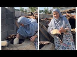 MAKING ROTI IN TANDOOR FOR THE FIRST TIME!