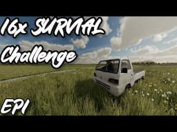 STARTING WITH $0 IN THE BIGGEST MAP IN FS22 | Survival Challenge | Farming Simulator 22 - EP 1